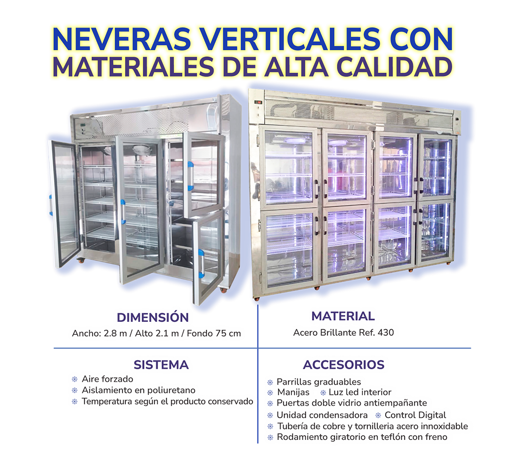 neveras verticales